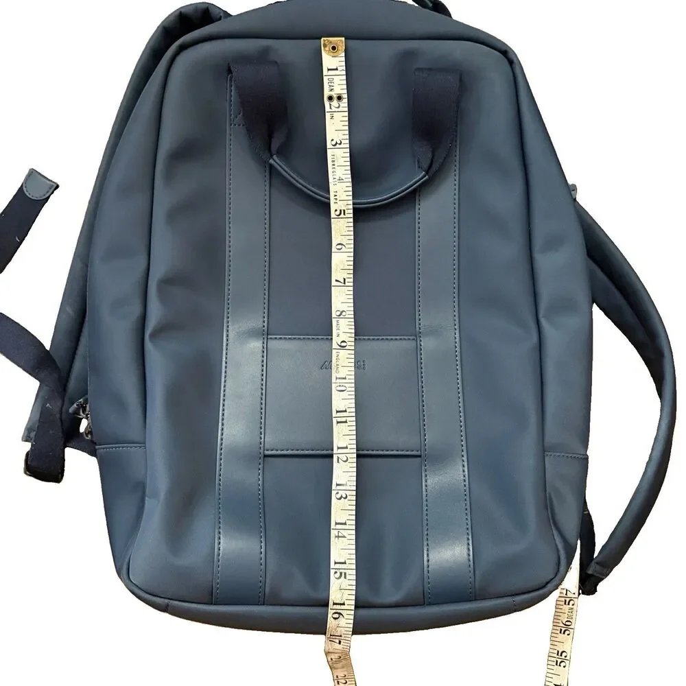Monos Metro Backpack Nylon Vegan Leather Trim Travel Rucksack